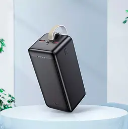 Зовнішній акумулятор Hoco J111D Smart Charge 50000mAh 30W Black [101149] - мініатюра 6