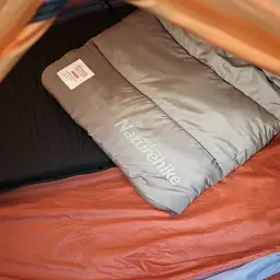 Спальник з капюшоном Naturehike M400 NH20MSD02, 1°C правий сірий - мініатюра 9