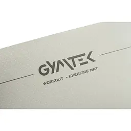 Килимок (мат) для фітнесу та йоги Gymtek Premium TPE 0,6см сіро-чорний - мініатюра 6
