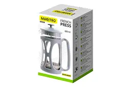 Френч-прес Maestro MR-1663-600-BLUE 600мл пластик небесний - мініатюра 2