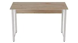 Комп'ютерний стіл Ferrum-decor Курт 75x100x70 білий ДСП Дуб Сан-Марино 32мм (FRD-102234) - мініатюра 2