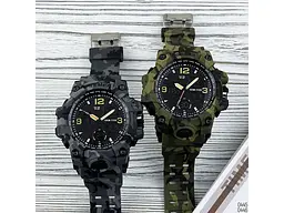 Чоловічий наручний годинник 1155B Military Green Skmei acs0030849 - мініатюра 6
