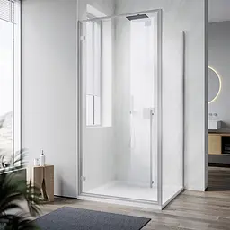 Душова кабіна без піддону Koer SR SC08-90x90x200-TR-01 прозоре скло Easy Clean 6 мм, хром KR5371, Універсальна, прозорий, хром - мініатюра 5