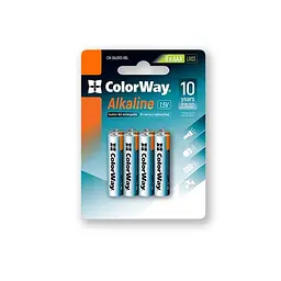 Батарейка ColorWay Alkaline Power AAA/LR03 BL 8шт (CW-BALR03-8BL)