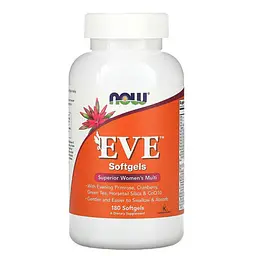 Вітаміни для жінок Eve Women's Multi 180 рідких капсул NOW vit0006218