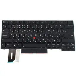Клавіатура для ноутбука LENOVO (ThinkPad: E480 L380) rus чорний