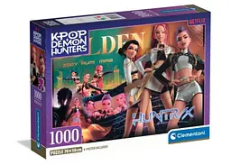 Пазл Clementoni Героїні фільму K-Pop Мисливці на демонів 3 (K-Рop Demon Hunters Puzzle - 1000 pcs.), 1000 ел. (37126)