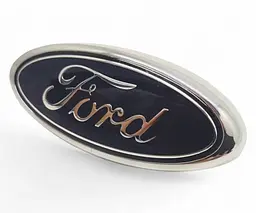 Емблема Ford Синій + Хром 90х38 мм (на скотчі) - мініатюра 4