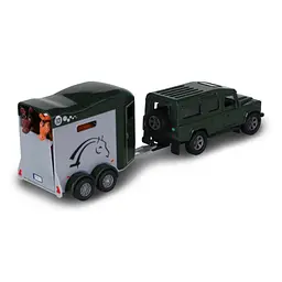 Автомодель 520460.270 "Land Rover з причепом та фігурками коней" TechnoDrive в коробці (8713219578902) - мініатюра 4