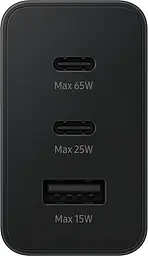 Зарядний пристрій Samsung 65 W Trio (EP-T6530NBEGEU) чорний - мініатюра 4