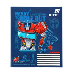 Зошит Kite Transformers, 12 аркушів, коса лінія (TF26-235), в асортименті - мініатюра 2
