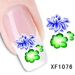 Наклейки для ногтей XF1076 - миниатюра 2
