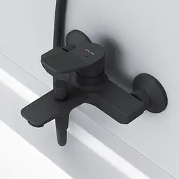 Змішувач для ванни Am.Pm X-Joy black F85A10022 Чорний матовий - мініатюра 11