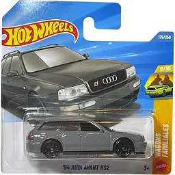 Базова машинка Hot Wheels Wagons 94 Audi Avant RS2 сіра (5785) JJK18-N521    