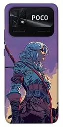TPU чохол Demsky The witcher ciri для Xiaomi Poco C40