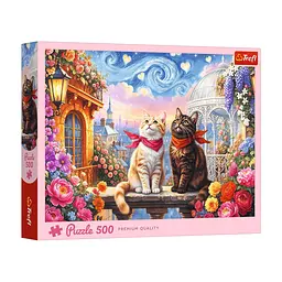Пазл Trefl Люблячі котики 500 елементів (5900511375534)