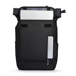 Рюкзак Mark Ryden ролтоп MR2908 з USB-портом Чорний - мініатюра 3
