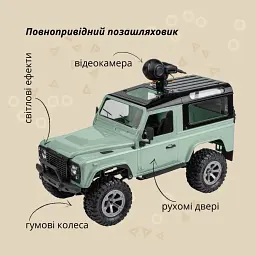 Машинка Otamanko 4x4 повнопривідний позашляховик з камерою зелений - мініатюра 5