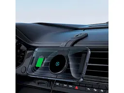 Автомобільний тримач для смартфона Acefast D21 Fast Wireless Charger Magnetic Car Holder Black (6974316282907) - мініатюра 6