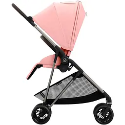 Коляска Cybex Melio Hibiscus Red з бампером рожева (522002655) - мініатюра 5