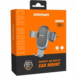 Автотримач Amaya APH-09 (air outlet) Black - мініатюра 2