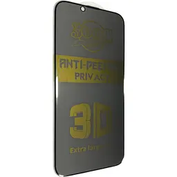 Захисне скло DK для Apple iPhone 13 300C Large Arc Антишпигун Full Glue 019323 black