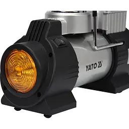Компресор автомобільний Yato з LED-ліхтарем 180 Вт (YT-73460) - мініатюра 3