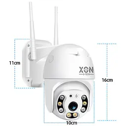 IP-камера вулична XON SmartCam Wi-Fi 1080P Білий (GCWEW21VW 4804) - мініатюра 4