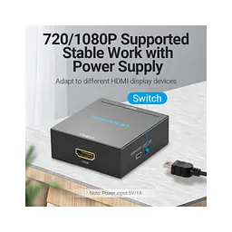 Конвертор RCA to HDMI black Vention (AEFB0) - мініатюра 6