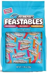 Набір шоколадних батончиків MrBeast Feastables Chocolate Candy Assortment 366 г