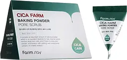 Скраб для обличчя з центелою FarmStay Cica Farm Baking Powder Pore Scrub 7 г - мініатюра 2