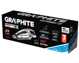 Пилосос акумуляторний Graphite Energy+ 18 В без АКБ та ЗП (58G097) - мініатюра 8