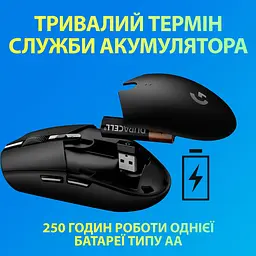 Бездротова миша Logitech G305 Lightspeed Wireless Blue (910-006014) - мініатюра 4