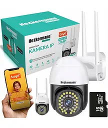 Вулична поворотна IP-камера відеоспостереження Wi-Fi Heckermann C19 + карта 16 ГБ - мініатюра 4