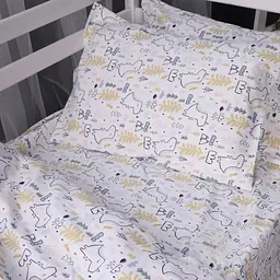 Комплект постільної білизни MirSon Фланель 011 Dino різнобарвний 110х140 см (2200009654565) - мініатюра 3