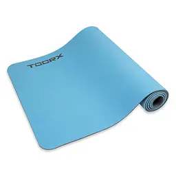 Килимок спортивний Toorx Yoga Professional TPE 183 х 60 х 0,6 см для йоги та фітнесу Azzurro/Antracite (MAT-183) - мініатюра 2