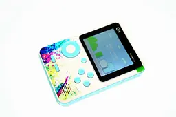 Ігрова ретро приставка 3" LCD 500 ігор з джойстиком UKC G5 Game Box 9214 рожева - мініатюра 15