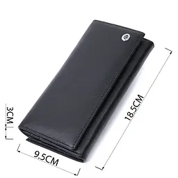Жіночий шкіряний гаманець ST Leather 18.5х9.5х3 см acs0029407 - мініатюра 3