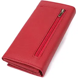 Яскравий вертикальний гаманець із натуральної шкіри ST Leather 23087 червоний - мініатюра 2