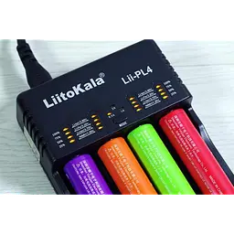 Зарядний пристрій LiitoKala Lii-PL4 для 4 акумуляторів АА, ААА, 18650, 21700, 26650, з автоідентифікацією типу - мініатюра 2