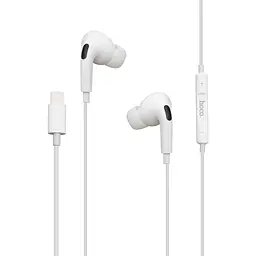 Дротові навушники Hoco M1 Pro, Lightning, 1.2m, Білий