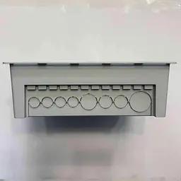 Бокс пластиковий СКІМ 09 модулів вбудований IP40 чорний прозора дверка ( С11902022 ) - мініатюра 5