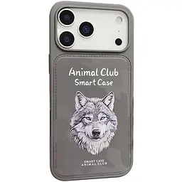 TPU+PC чохол Animal Club для Apple iPhone 17 Pro (6.3) Titanium Gray