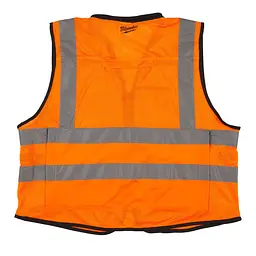 Жилет помаранчевий PREMIUM MILWAUKEE, сигнального забарвлення (L / XL) - мініатюра 3