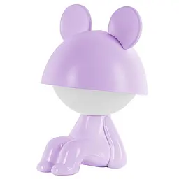 Світильник-нічник Kite LED з акумулятором Cute Mouse фіолетовий (K25-316-2-5) - мініатюра 2