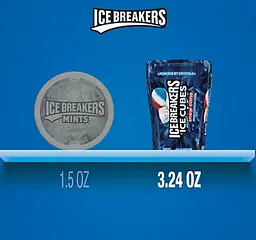 Жувальна гумка Ice Breakers Ice Cubes Snow Cone Flavored Sugar Free 92г - мініатюра 7