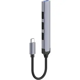 Концентратор ColorWay USB-C 4-в-1 USB2.0х3/USB3.0 (CW-HUB04) - мініатюра 6