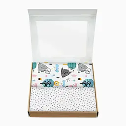 Багаторазові пелюшки дитячі FOREST ANIMALS CS1 2шт COSAS (4822052128046) - мініатюра 2