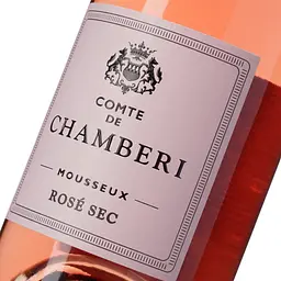 Вино ігристе Comte de Chamberi Rose, рожеве, сухе, 10,5%, 0,75 л (764557) - мініатюра 6