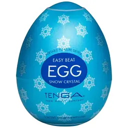 Мастурбатор-яйце Tenga Egg Snow Crystal з охолоджуючим лубрикантом